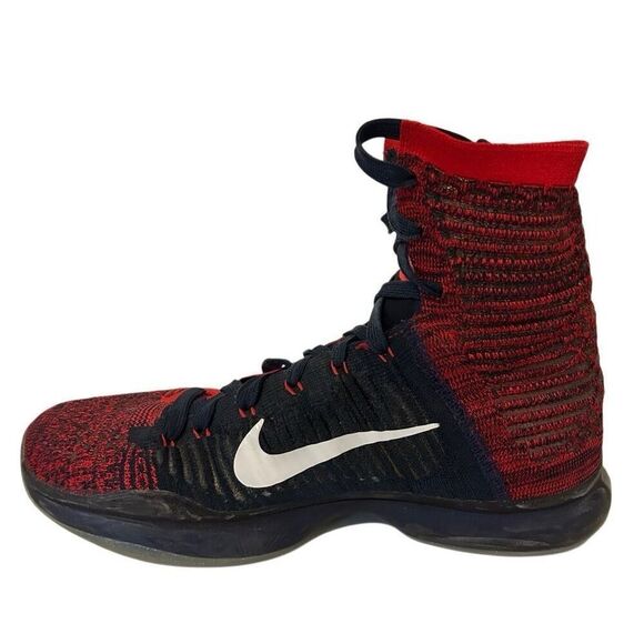 Nike Kobe 10 Elite High American Red Blue Basketball Shoes Mens 8 718763-614